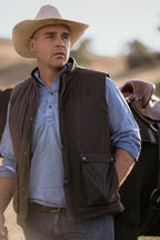 The Bushman’s Waxed Oilskin Vest