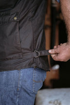 The Bushman’s Waxed Oilskin Vest