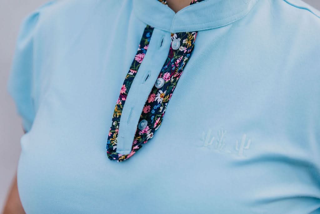 The Essential Ladies Polo - Sky Blue