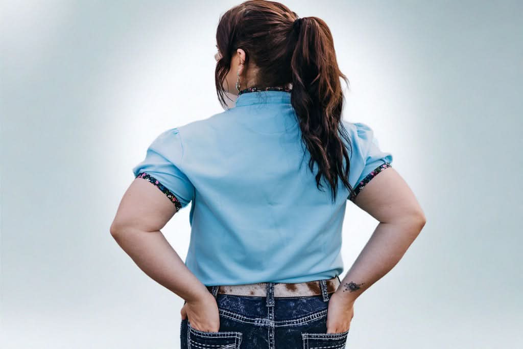 The Essential Ladies Polo - Sky Blue