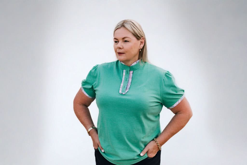 The Essential Ladies Polo - Sage Green