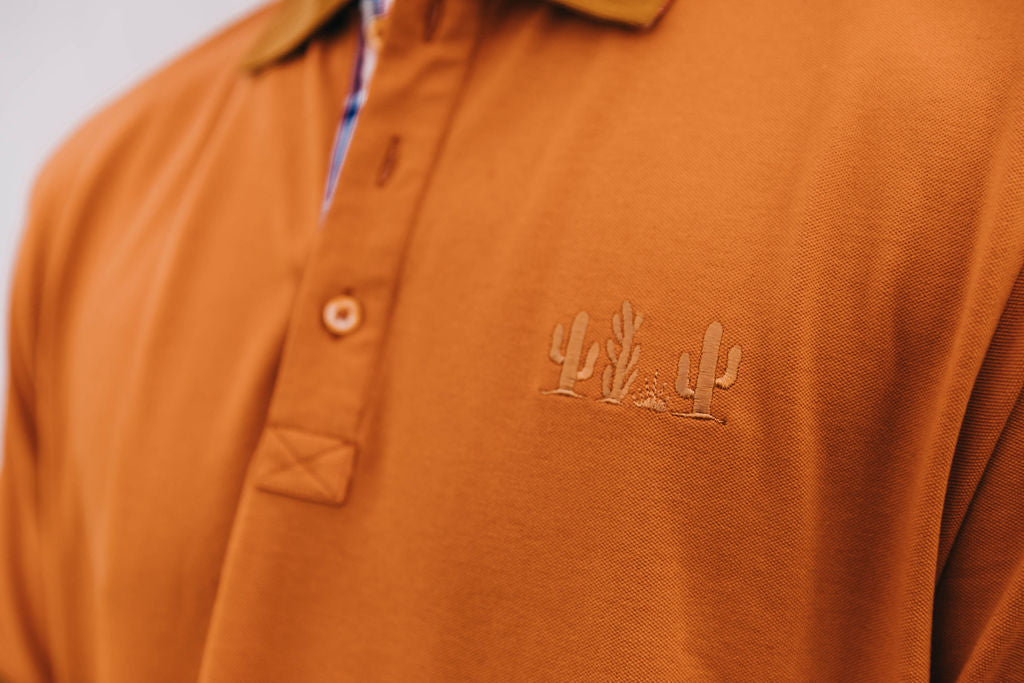 The Essential Men’s Polo - Rust