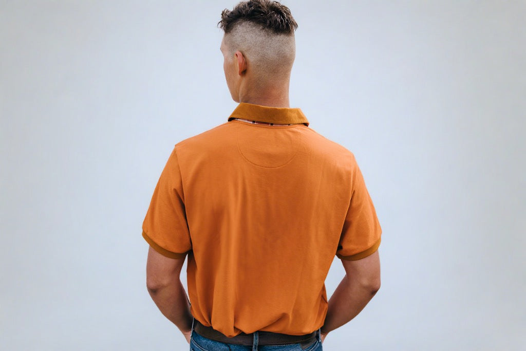 The Essential Men’s Polo - Rust