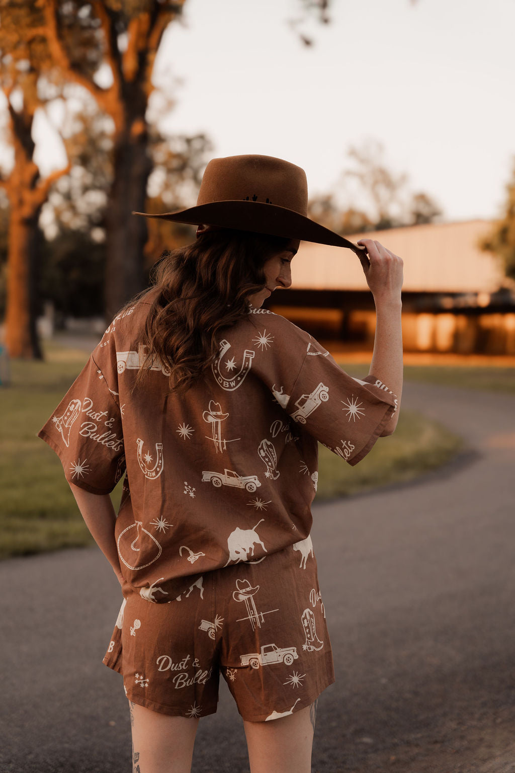 The Rodeo Club Western - Linen Shorts