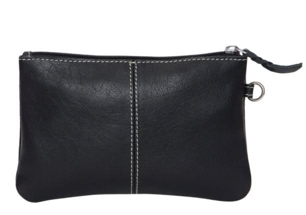 Indigo Hand Tooled Clutch