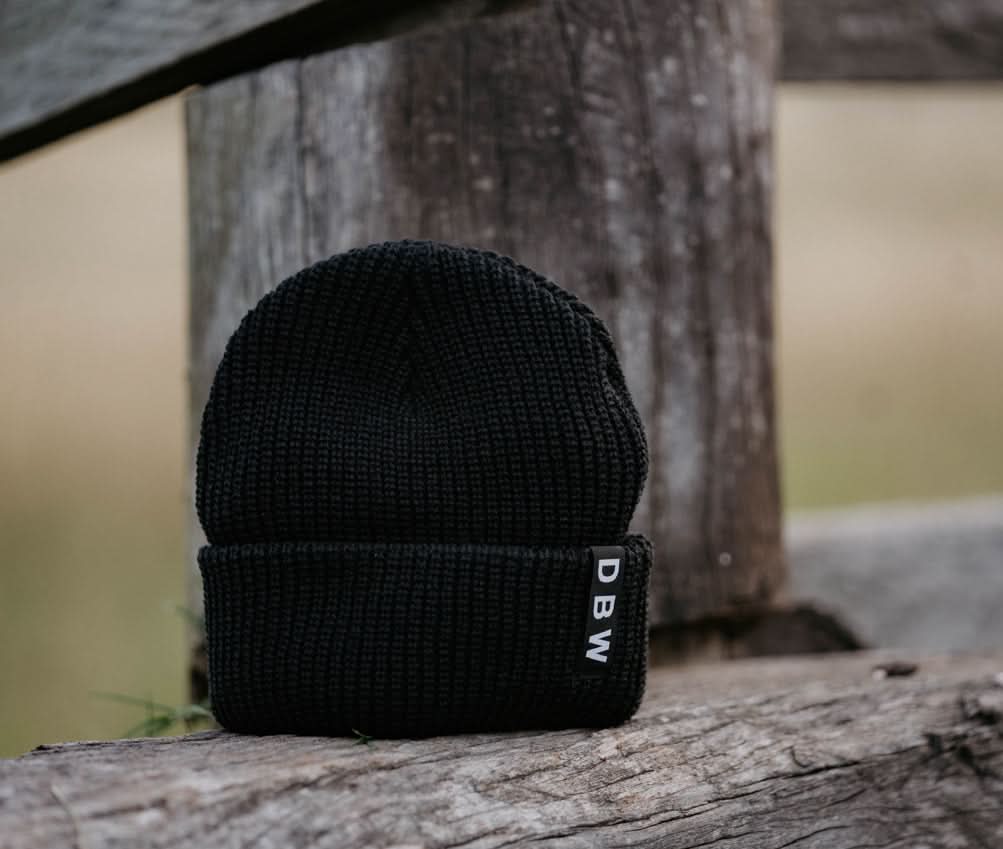 Black DBW Beanie - Adults