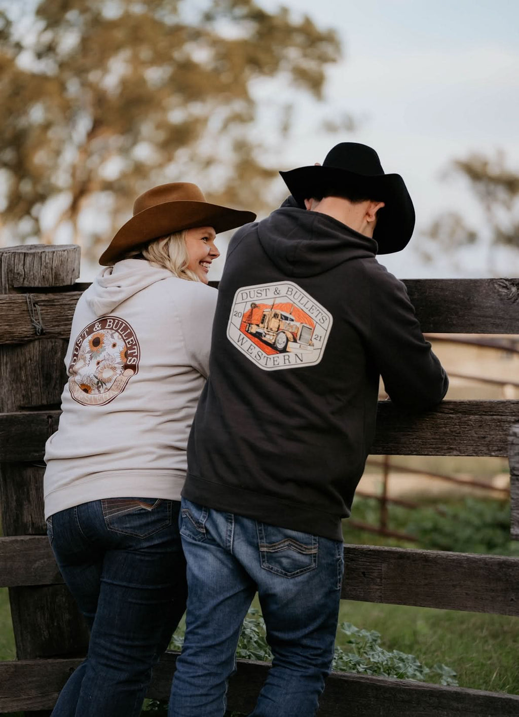 DBW Truck Supply Western Style Hoodie in Coal