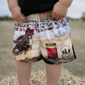 Kids - The Barrel Racer Western Footy Shorts