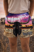 Adults - LongHorn Western Footy Shorts