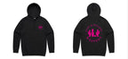 Outback Classic Supply Western Style Hoodie in Black (Pink Print)