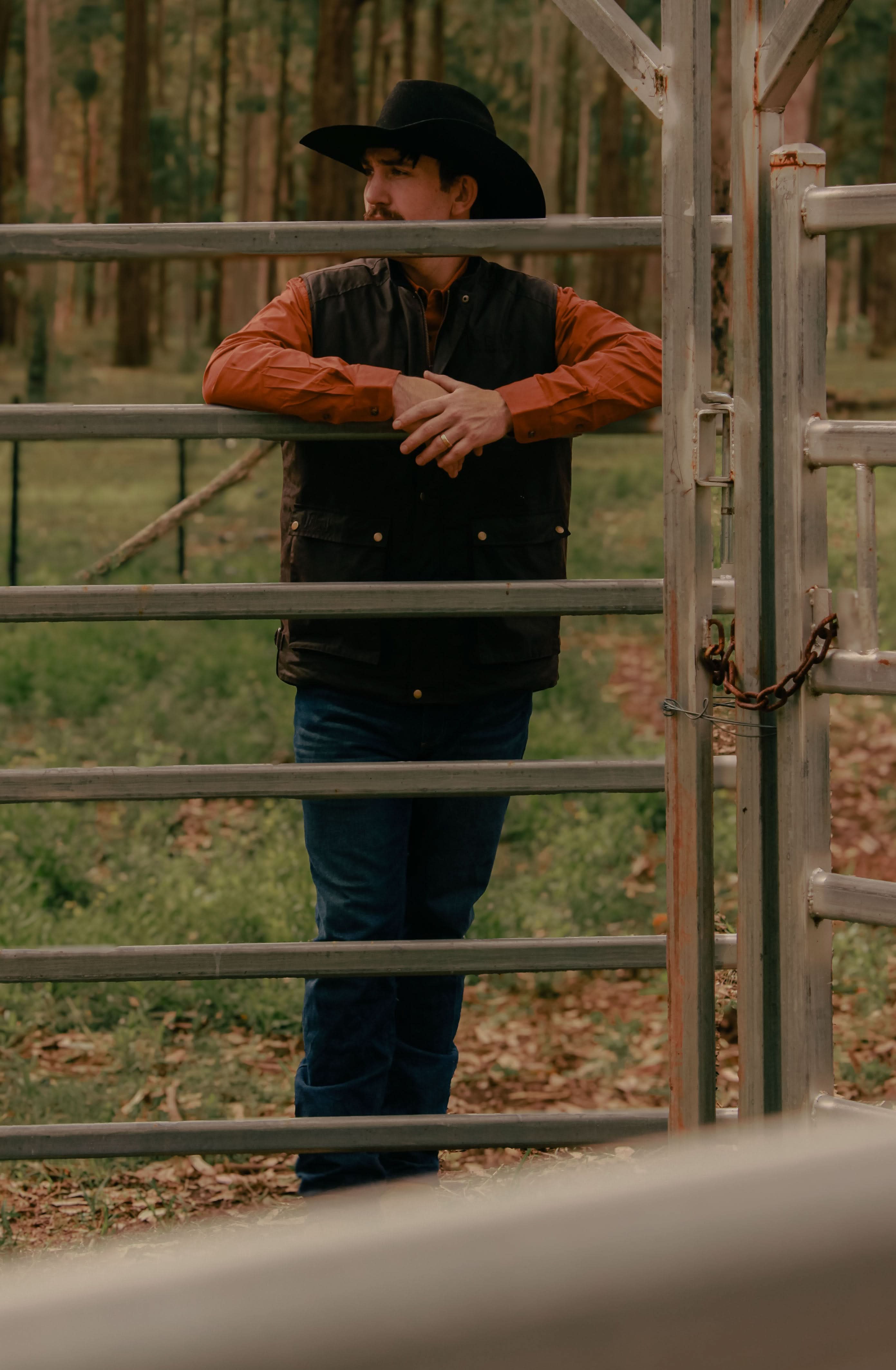 The Bushman’s Waxed Oilskin Vest