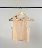 Women's Signature Ribbed Western Style Tank - Butter