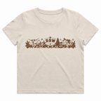 Kids Country Christmas Tee – Brown Print