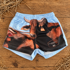 Kids Scrub Bull Western Footy Shorts