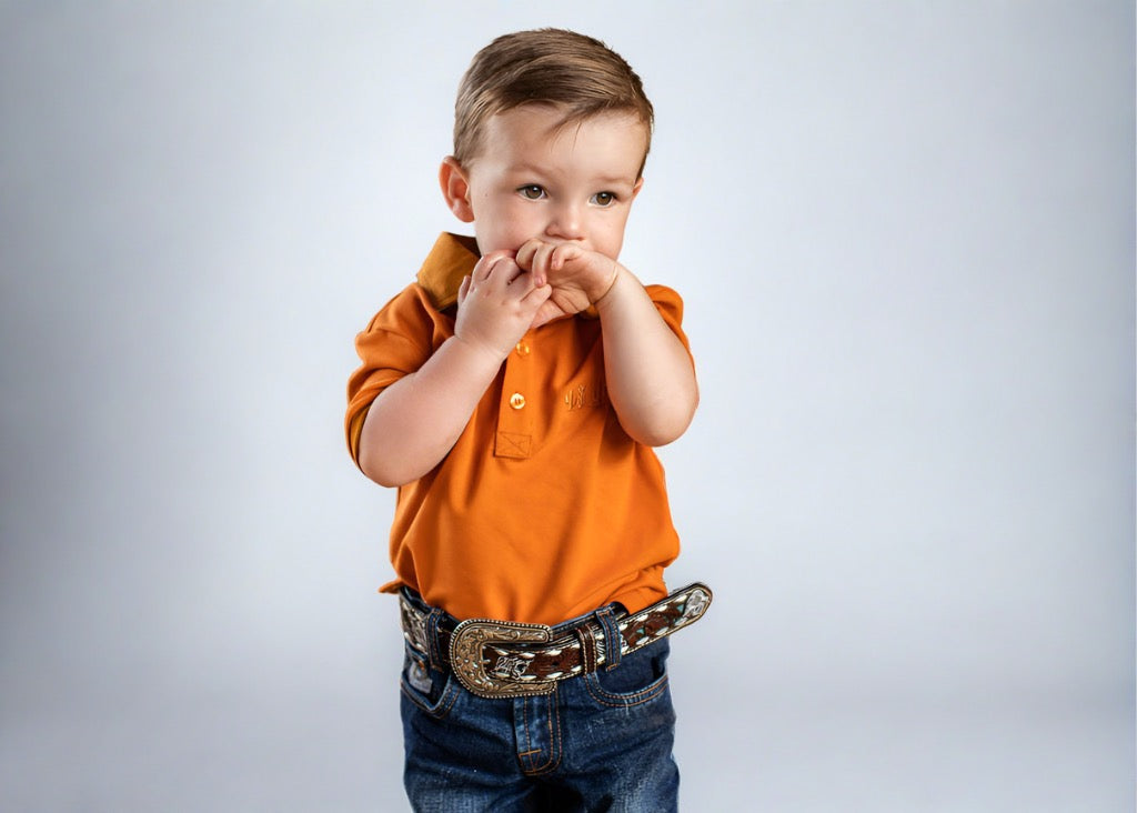 Kids - The Essential Polo -  Rust