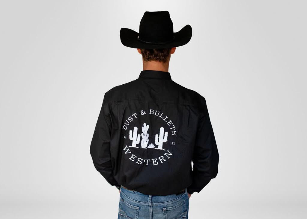 The Men's Outback Western Work Shirt - Black