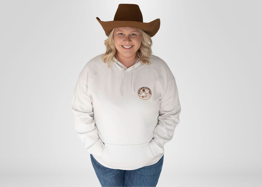 Botanical Supply Western Style Hoodie in Bone