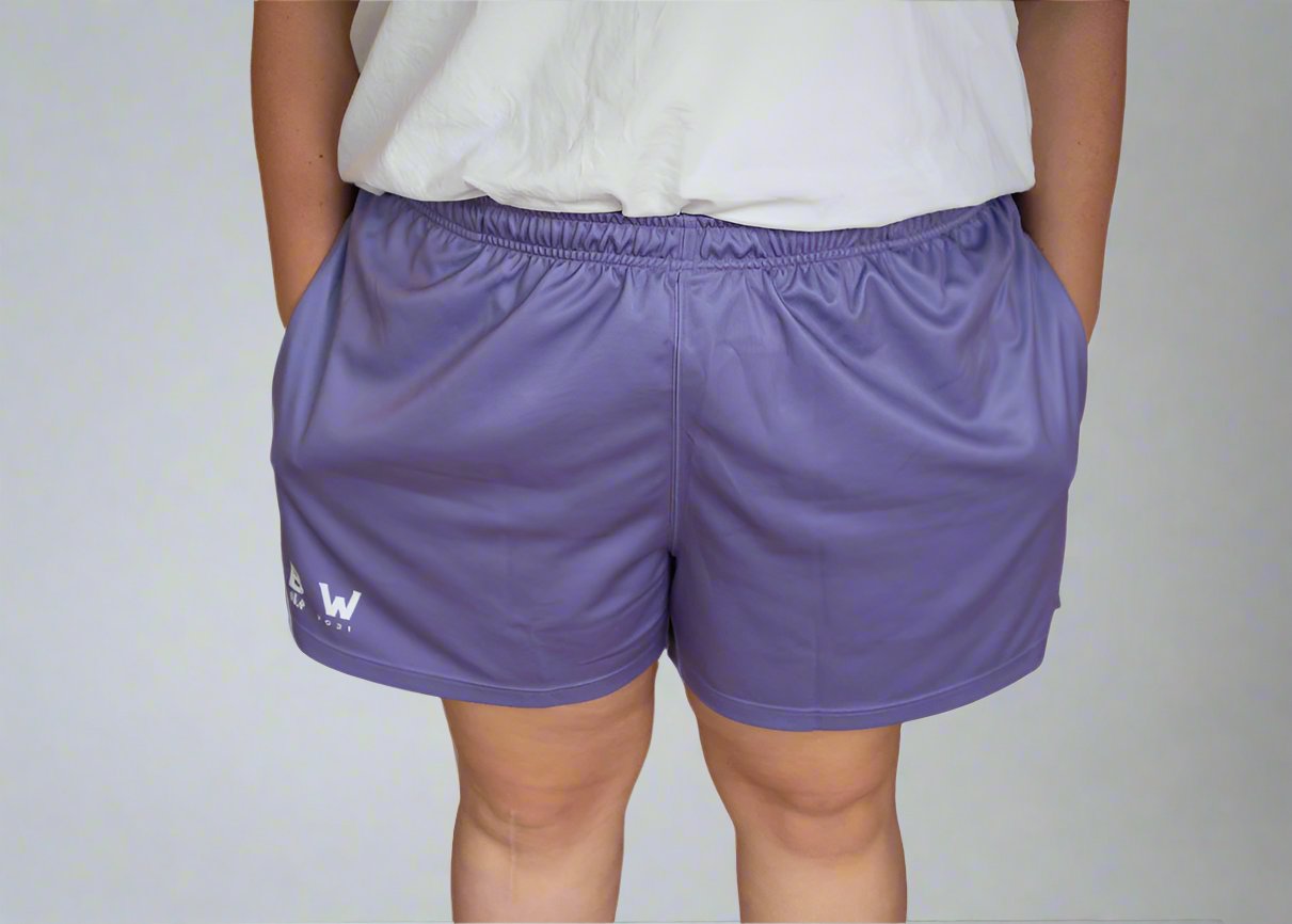 Adults - DBW Western Footy Shorts in Purple