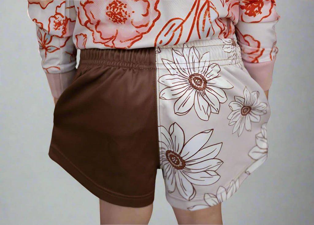 Kids - Wildflower Western Footy Shorts