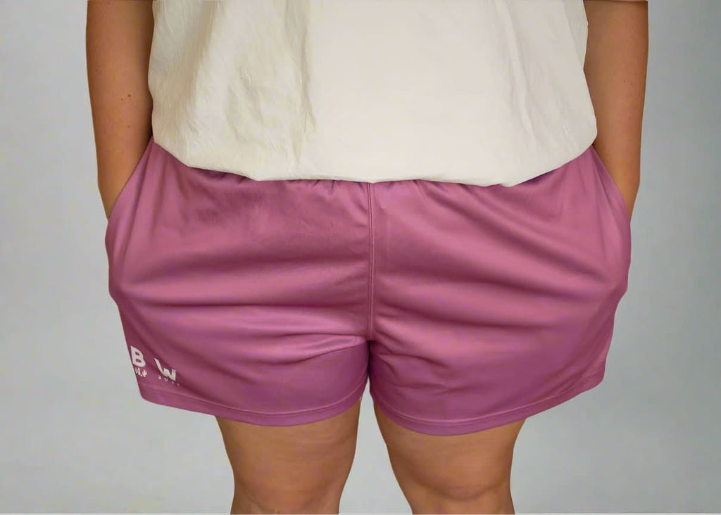 Adults - DBW Western Footy Shorts in Pink