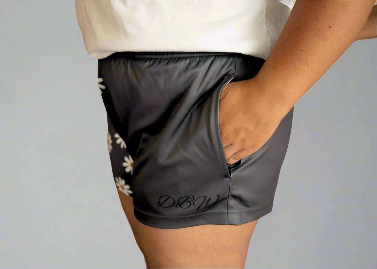 Adults -Daisy Western Footy Shorts