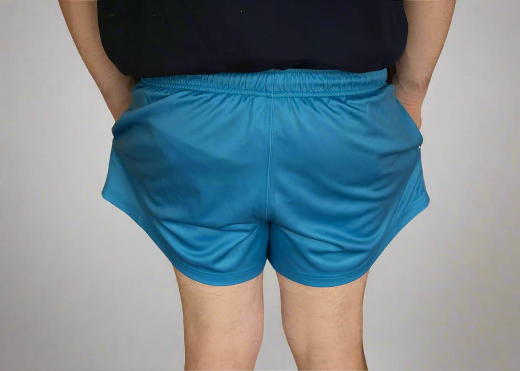Adults - DBW Western Footy Shorts in Blue