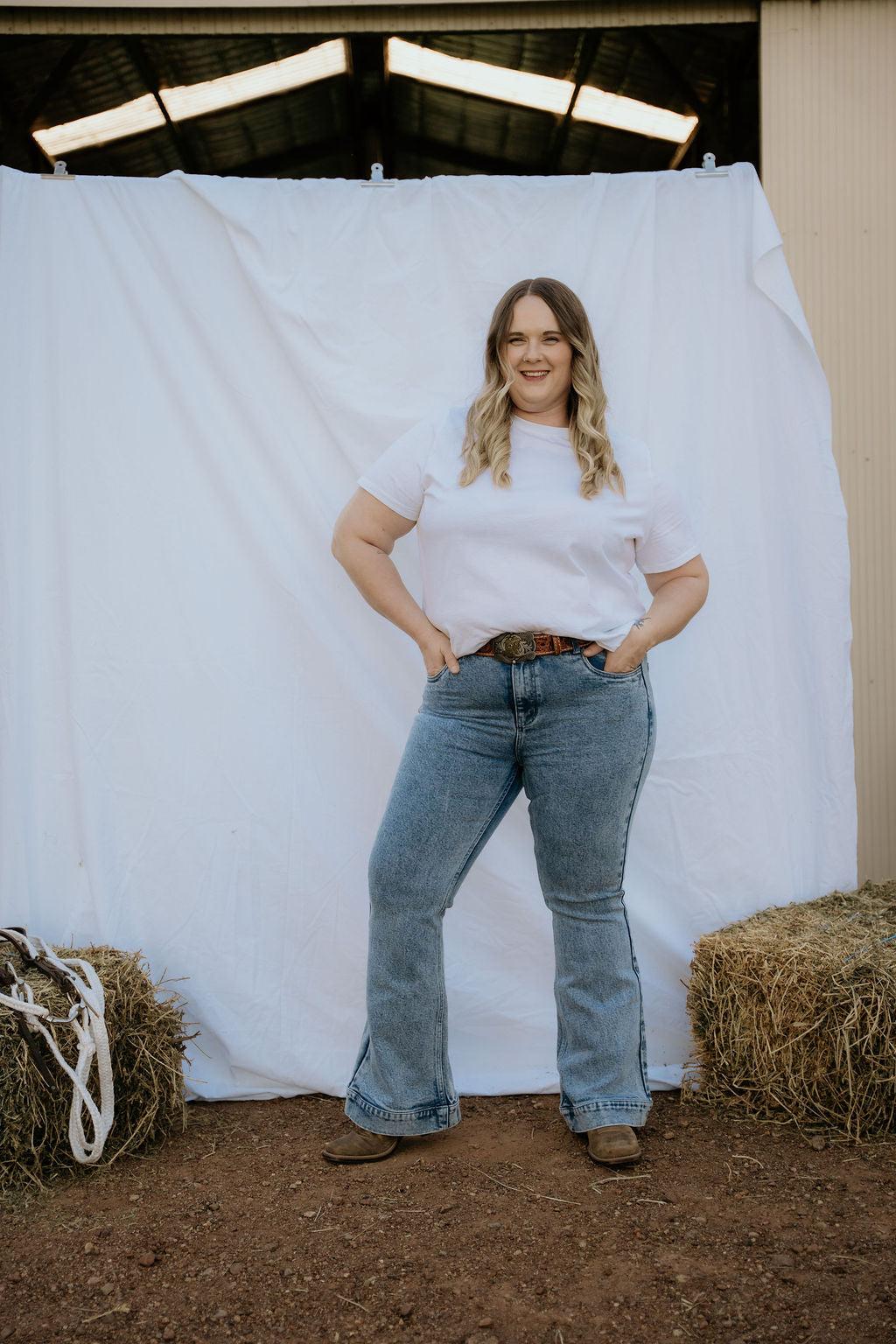The Abby Bell Bottom Jeans