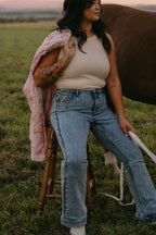 The Abby Bell Bottom Jeans