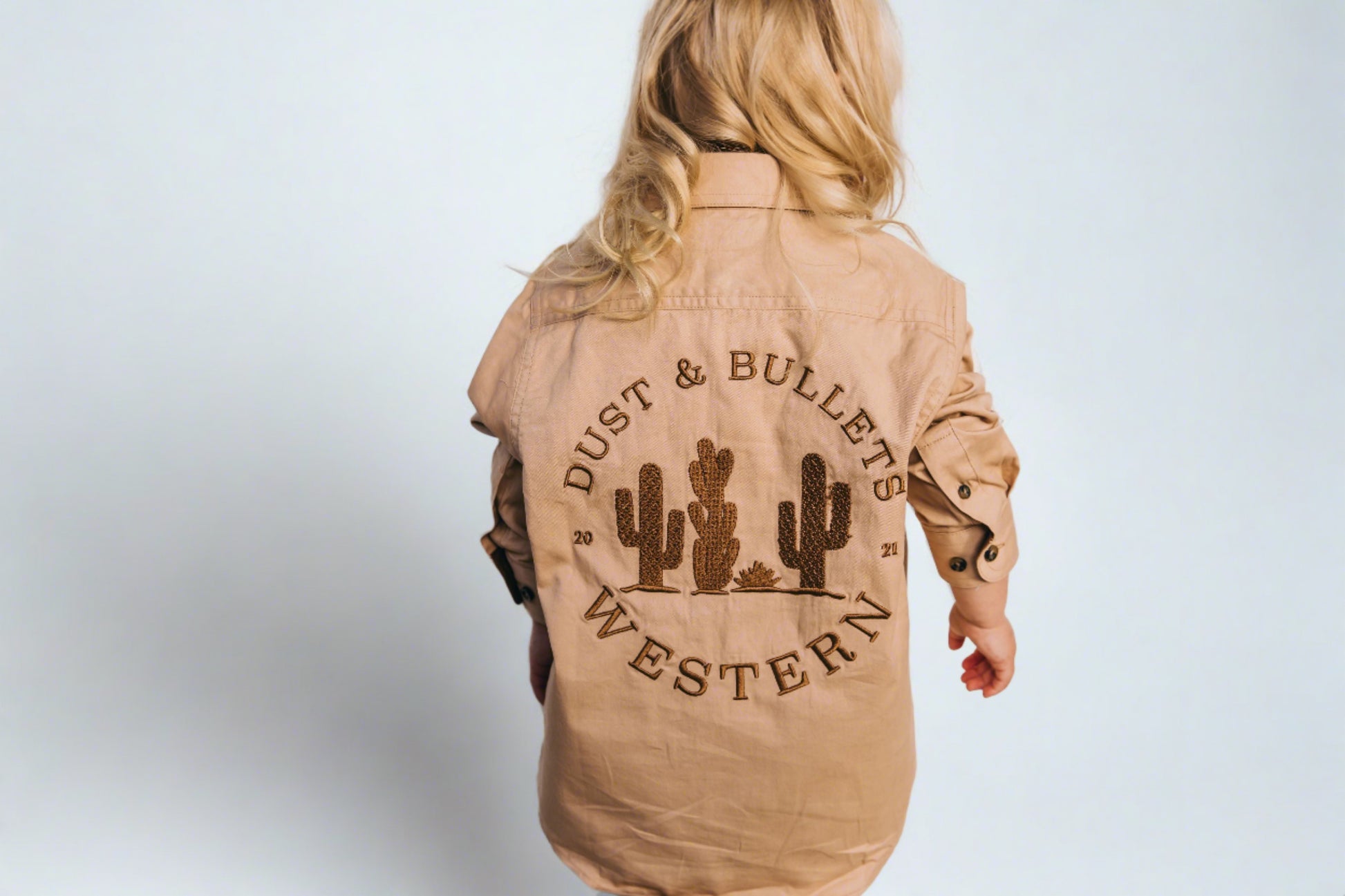 Kids Outback Work Shirt - Bone