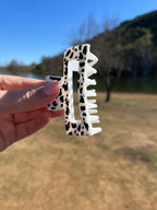Cowprint Claw Clip
