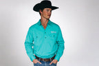 Mens Outback Work Shirt - Teal