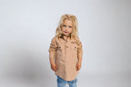 Kids Outback Work Shirt - Bone
