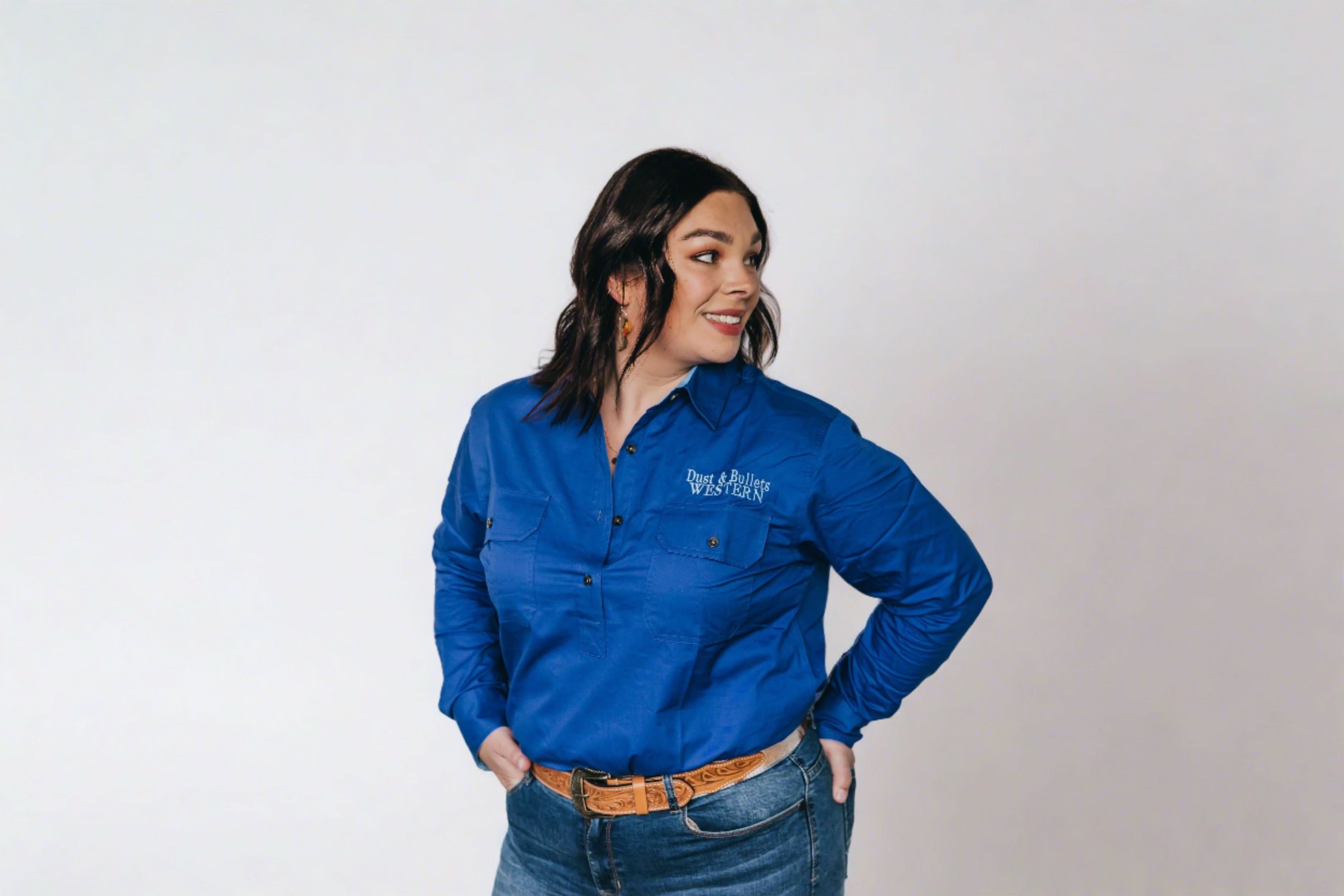 Women’s Outback Work Shirt - Blue