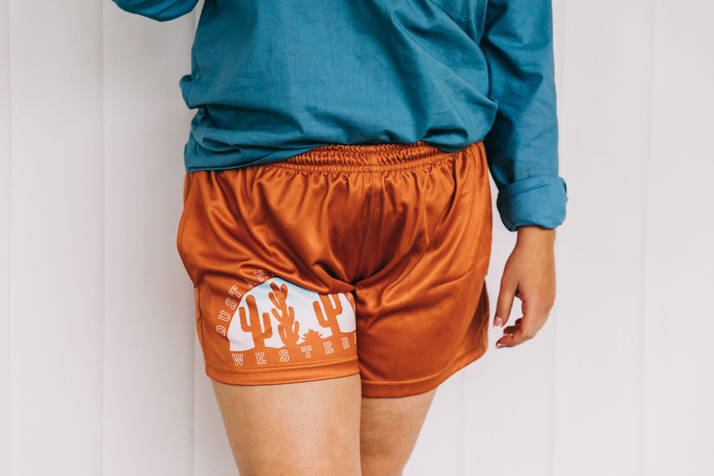 Rust Footy Shorts