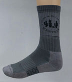 Classic DBW in Grey - Western Style Crew Socks