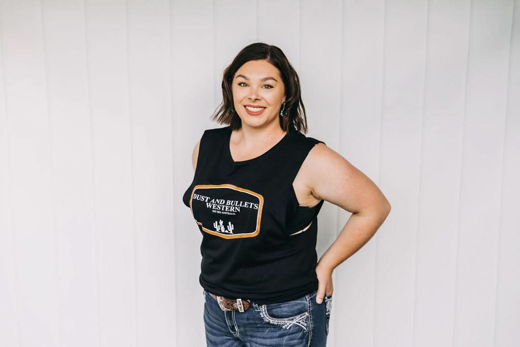 The Southern Western Style Tank in Black