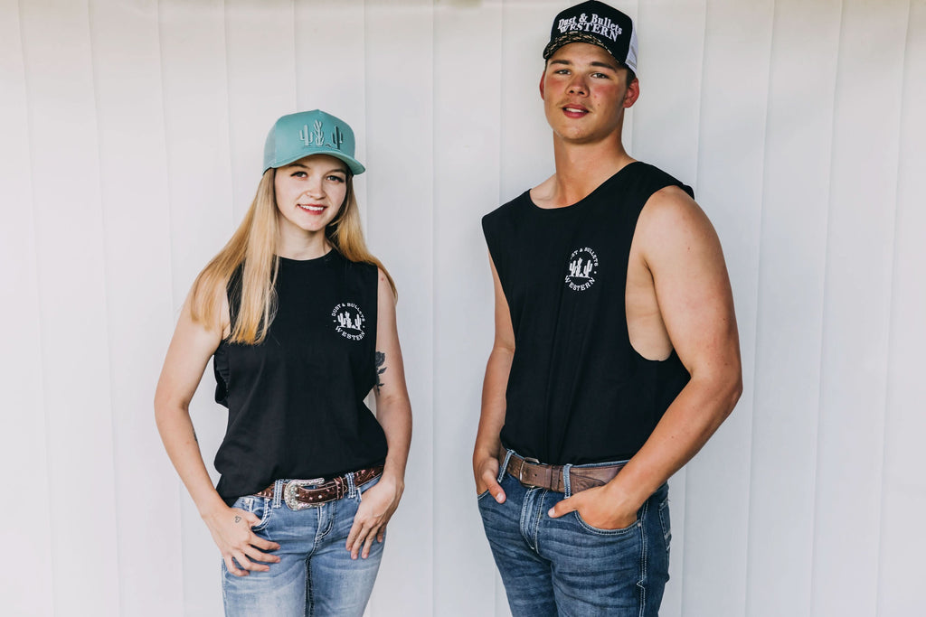 The Classic Western Style Tank in Black