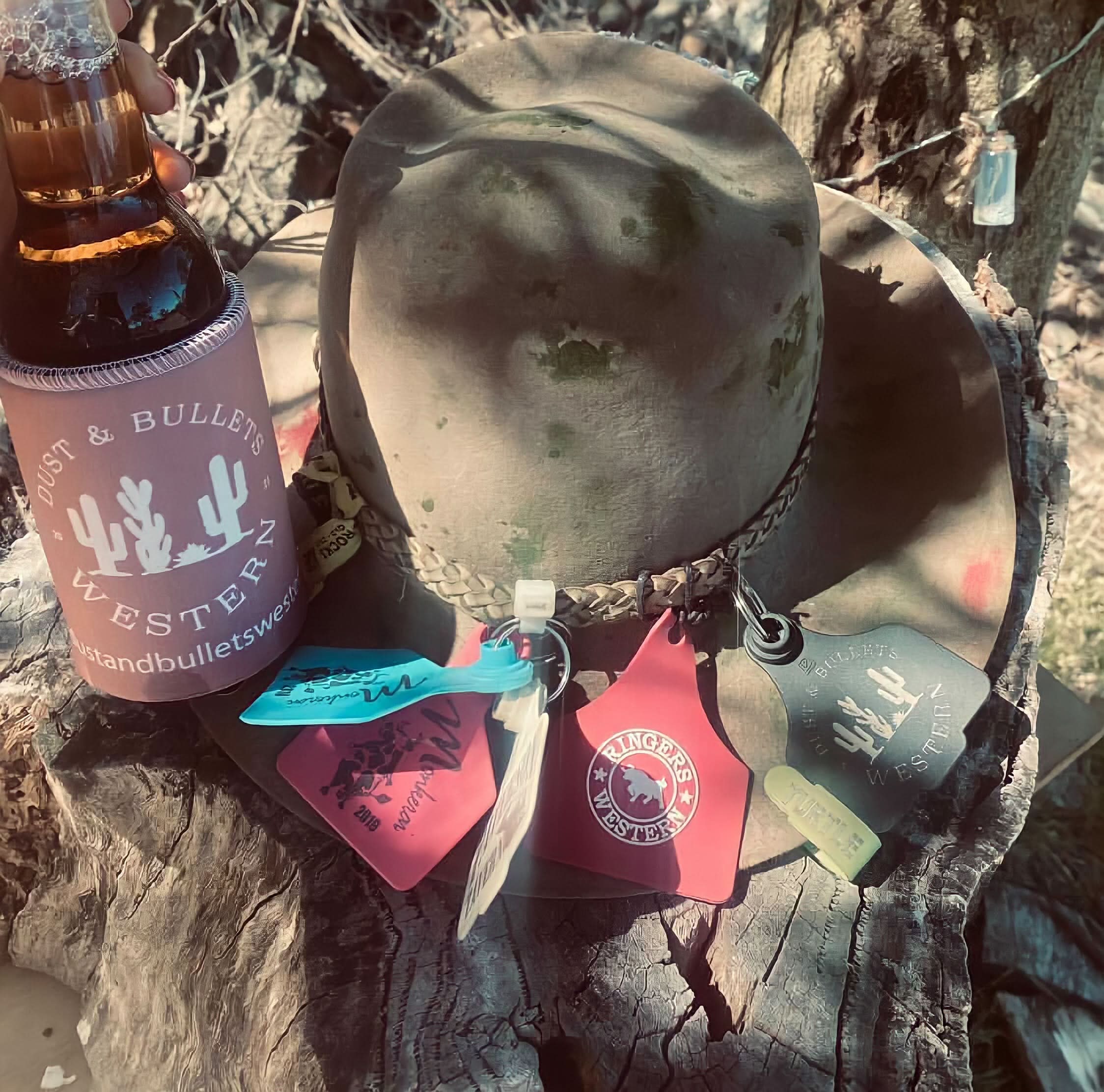 Dust & Bullets Western Cattle Tag