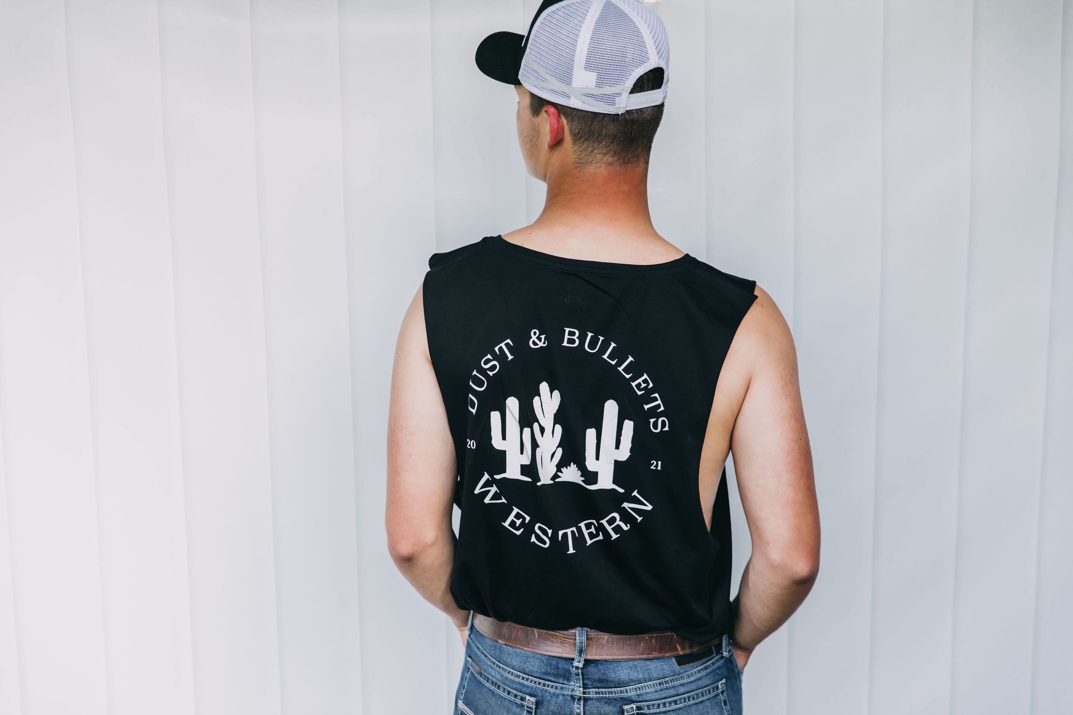 The Classic Western Style Tank in Black