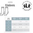 Classic DBW in Grey - Western Style Crew Socks