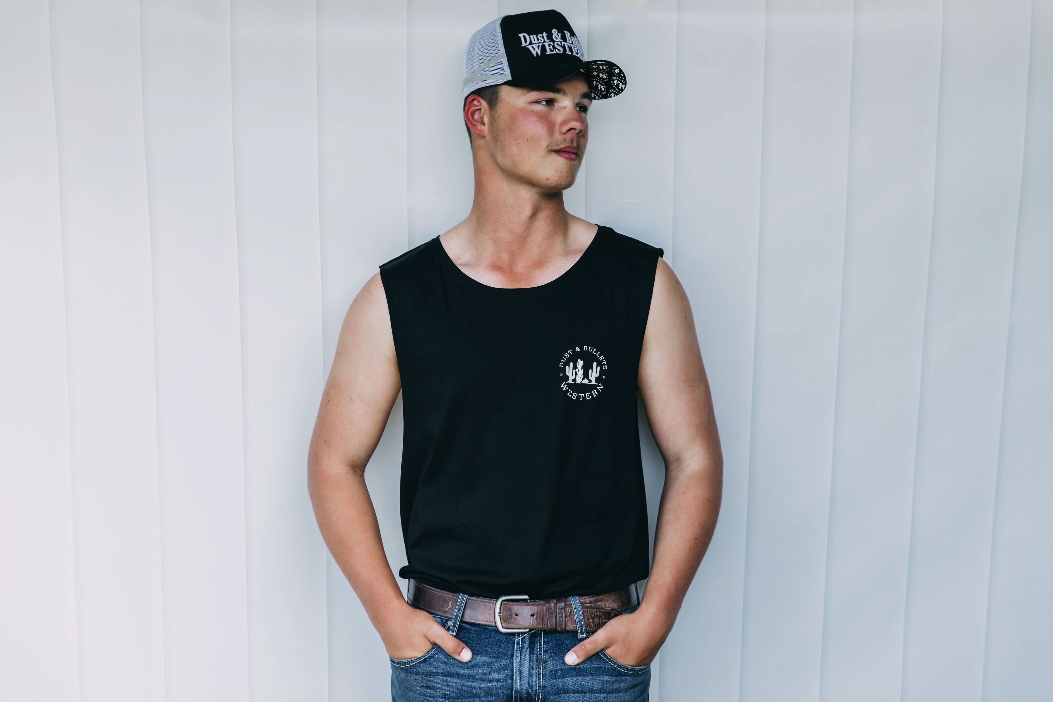 The Classic Western Style Tank in Black