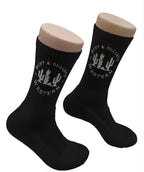 Classic DBW in Black - Western Style Crew Socks